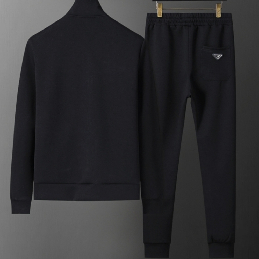 Prada Black Track Suit with Red Accents - Picture 2 of 15
